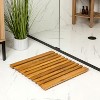 JONATHAN Y Paige Modern Classic Acacia Wood Slat Indoor/Outdoor Shower Mat - 4 of 4