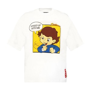 Ayrton Senna F1 Senninha Oversized Cartoon T-Shirt - 1 of 4