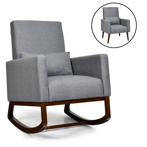 Target gray rocking online chair