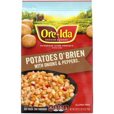 Oreida Gluten Free Frozen Potatoes O'brien With Onions And Peppers