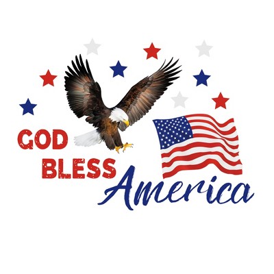 Collections Etc "God Bless America" Americana Garage Magnets, Set of 26