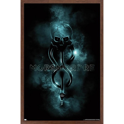 Trends International Harry Potter - Magic Framed Wall Poster Prints Mahogany Framed 22.375" X 34" : Target
