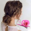 Unique Bargains Women's Grace Flower Hair Clip 3.54"x3.15"x1.14" Purple 1 Pc - 2 of 3