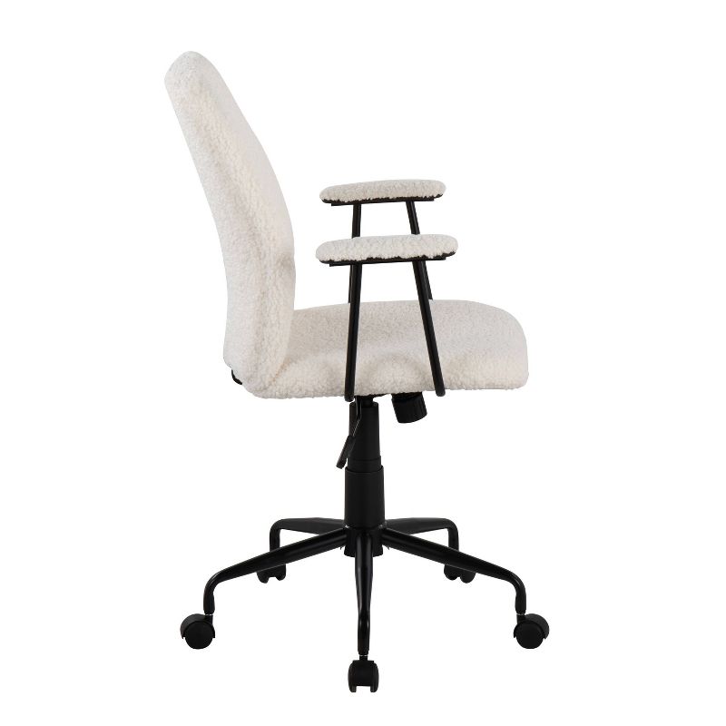 Fredrick Office Chair Black/White - LumiSource, 2 of 10