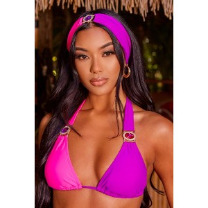 Moda Minx Sweet Like Candy 'Parma Violet' Contrast Crystal Headband - 1 of 1