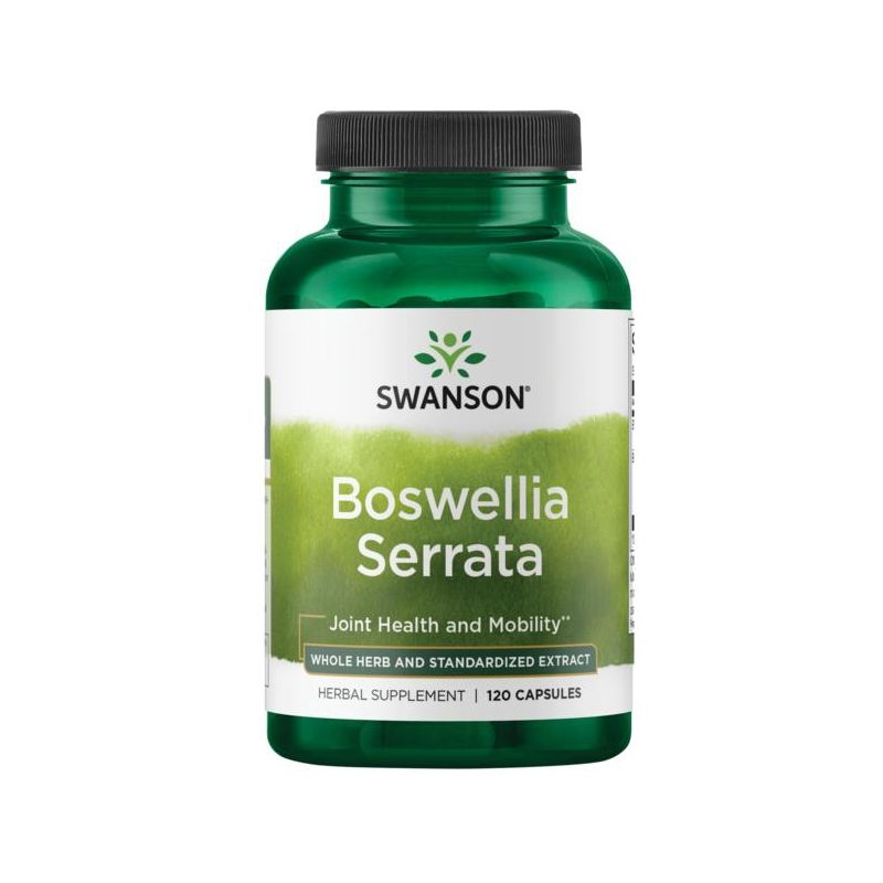 Swanson Herbal Supplements Whole Herb & Standardized Extract Boswellia Serrata Capsule 120ct, 1 of 4