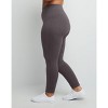 Hanes Just My Size Women's Stretch Jersey Leggings, 25.5" (Plus Size) - 2 of 4