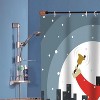 Carnation Home Fashions "Santa in the City" Fabric Shower Curtain - Multi 70x72" - 2 of 3