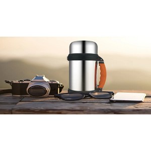 J&V TEXTILES Stainless Steel Water Bottle (51oz 40oz 34oz 25oz) - Keeps Liquids Hot or Cold w/Vacuum Insulation - 1 of 4