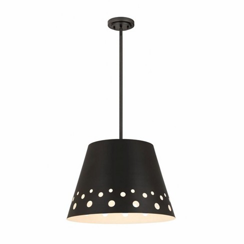 Z-Lite Katie 1 - Light Chandelier in  Matte Black - image 1 of 3