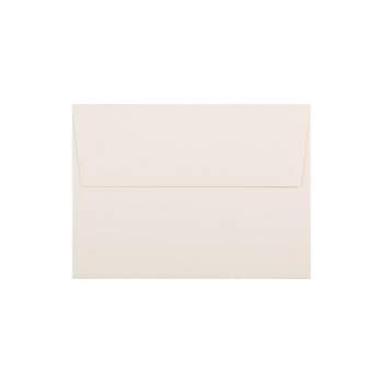 JAM Paper A6 Strathmore Invitation Envelopes 4.75 x 6.5 Natural White Wove 30243I