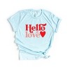 Simply Sage Market Women's Hello Love Short Sleeve Graphic Tee - 2 of 4