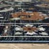 Oriental Weavers Keira KEI08 Navy / Rust Indoor Area Rug - 3'3" x 5' - 4 of 4