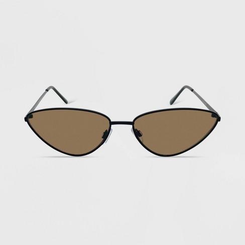 Metallic cat store eye sunglasses