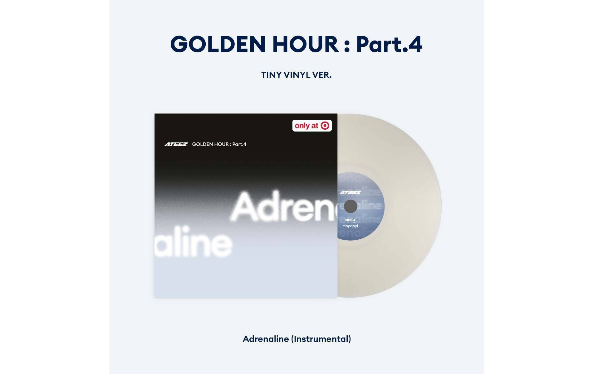 ATEEZ Tiny Vinyl Edition - Adrenaline (Instrumental) (Target Exclusive, vinyl 4 inch)