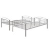 NicBex Twin over Twin Bunk Bed Convertible Metal Bed Frame with Full Length Guardrail and Ladder for Bedroom, Dorm, No Box Spring Required - 4 of 4