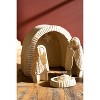 Grey Wash Clay Nativity Set – 6" Tall Christmas Tabletop Decor by Kalalou - 3 of 3