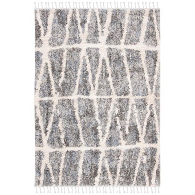 Berber Fringe Shag BFG605 Power Loomed Rug - Safavieh