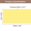Unique Bargains Wallpaper, Peel and Stick Wallpaper Contact Paper Solid Color Vinyl Self-Adhesive Wall Paper Decorative Lemon Yellow 394"x23.6" - 2 of 4