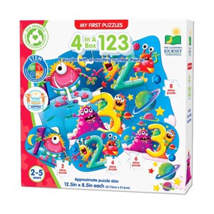 The Learning Journey International My First Puzzles - 4 In A Box - 123 20pc Jigsaw Puzzle - 1 of 4