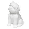 Porcelain Puppy Dog Shaped Table Lamp White - Elegant Designs - 4 of 4