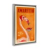 Stupell Industries Vintage Amaretto Flamingo, 25" x 17" - 3 of 4