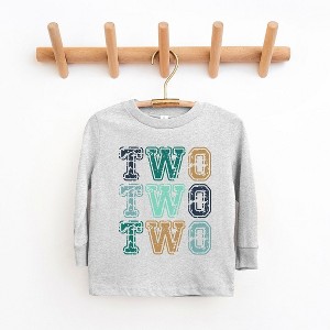 The Juniper Shop Two Two Two Toddler Long Sleeve Tee - 1 of 3