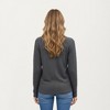 Anna-Kaci Women's Long Sleeve Waffle Knit Top with Notch V-Neckline and Relaxed Fit - 4 of 4