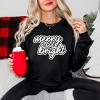 Merry & Bright Outline Puff  -  Women's Graphic Sweatshirt - 3 of 4