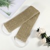 Unique Bargains Elasticity Body Scrub Towel 25.98"x3.94" Brown 1 Pc - 4 of 4