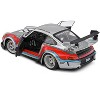 2020 RWB Bodykit #11 "Martini-Kamiwaza Racing" Silver Metallic with Graphics 1/18 Die Cast Model Car by Solido - 4 of 4