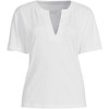 Lands' End Women's Supima Notch Neck T-shirt - 3 of 3