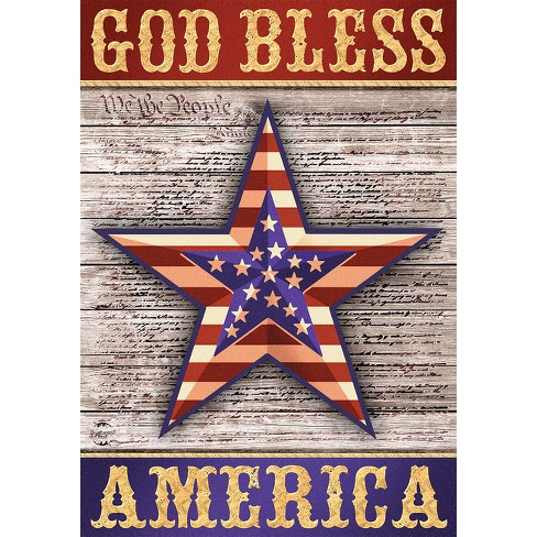 Briarwood Lane God Bless America Eagle Garden Flag Patriotic 4th Of July  18 X 12.5 : Target