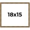 PosterPalooza | Textured Gold Picture Frame - UV Acrylic, Backing Board, Hanging Hardware Included - 3 of 4