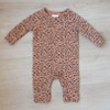 Grayson Threads - Infant In The Wild Long Sleeve Jumpsuit Brown 18M - 3 of 4