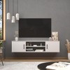 Atelier Mobili, Floating TV Stand Under TV Shelf Floating,Floating TV Console (White) - 4 of 4