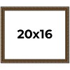 PosterPalooza | Sculpted Gold Picture Frame - UV Acrylic, Backing Board, Hanging Hardware Included - 2 of 4