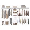 Aheaplus 120'' Adjustable Closet Organizer, Large Closet System with Storage Drawers and Hanging Rods - 3 of 4