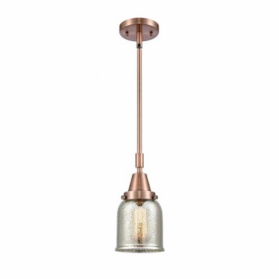 Bell - 1 Light Stem Hung Mini Pendant In Industrial Style-11.13 Inches Tall and 5 Inches Wide