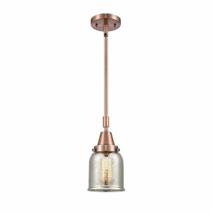 Bell - 1 Light Stem Hung Mini Pendant In Industrial Style-11.13 Inches Tall and 5 Inches Wide - 1 of 1
