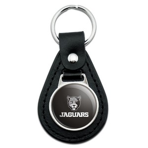 Texas AM UniversitySan Antonio Secondary Logo Black Leather Keychain - 1 of 4