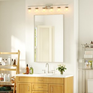 Rectangular Aluminum Framed Wall Bathroom Vanity Mirror - 1 of 4