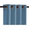 Legacy Decor Blackout Room Divider Panel Privacy Partition Heavyweight Premium Fabric Thermal Insulated Grommet Top - 3 of 4