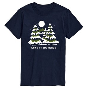 Men's - Instant Message - Take It Outside Short Sleeve Graphic T-Shirt - 1 of 4