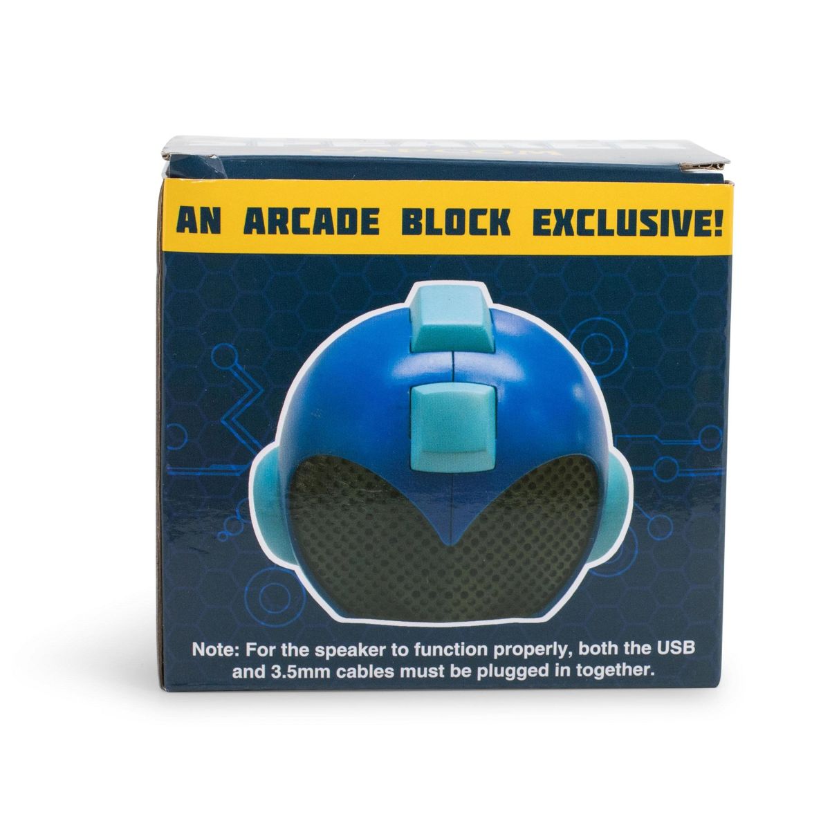 Toynk Rockman Mega Man Helmet Themed USB Powered Wired Multimedia Portable Speaker - thumbnail 3
