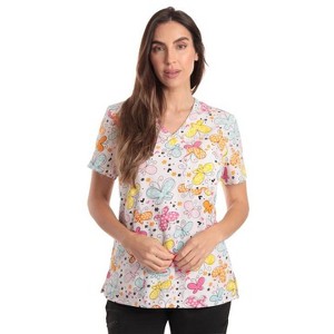 Just Love Women's Scrub Tops / Holiday Scrubs / Nursing Scrubs for Christmas - 1 of 3