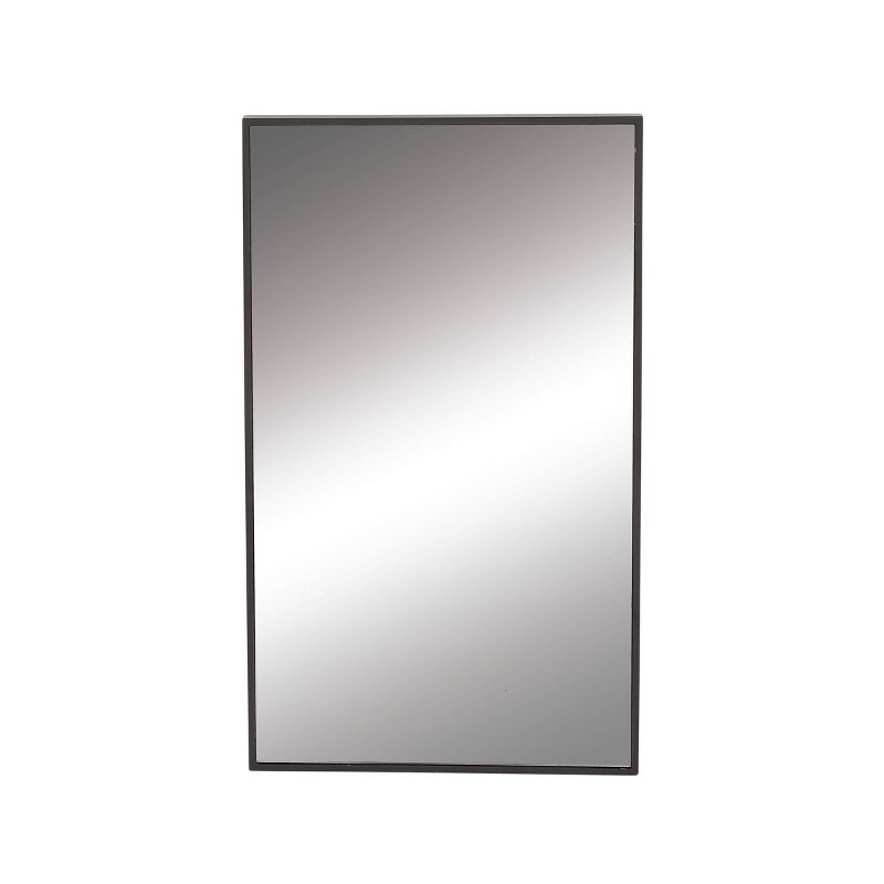 Contemporary Wood Rectangle Shaped Wall Mirror with Thin Minimalistic Frame - Olivia & May, 1 of 16