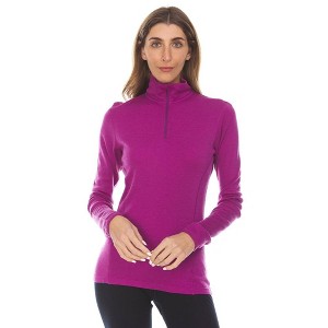 Minus33 Merino Wool Midweight - Sequoia Women's 1/4 Zip 100% Merino Wool - 1 of 4