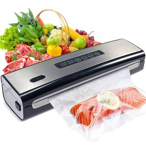 MOVSSOU Vacuum Sealer Machine Food Sealer Food Preservation w/Starter Kit Dry & Moist Food Modes - 1 of 4