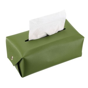 Unique Bargains Button Tissue Box Holder 1 Pc - 1 of 4